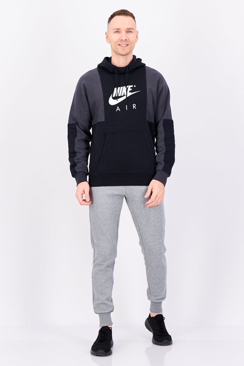 Nike هودي رياضي للرجال بأكمام طويلة مناسب للخارج، أسود - Image 4